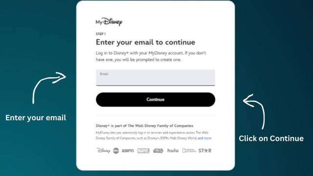 disneyplus.com login/begin